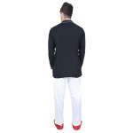 Black Solid Sleepwear Set