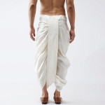 Men Off-White Solid Dhoti
